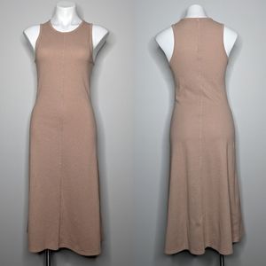 Lunya restore pink fitted dress M
